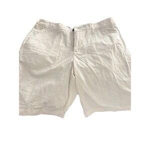 HOLLISTER MEN'S 29 X 7 In CLASSIC SHORTS Speckled Logos Pockets Unisex Neutral